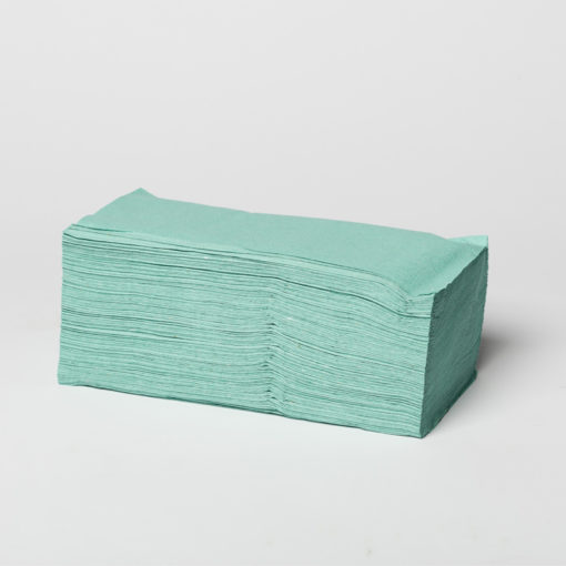 Papierhandtücher RC 1-lagig  grün 25x23 cm, Z-Falzung, 5000 Stück