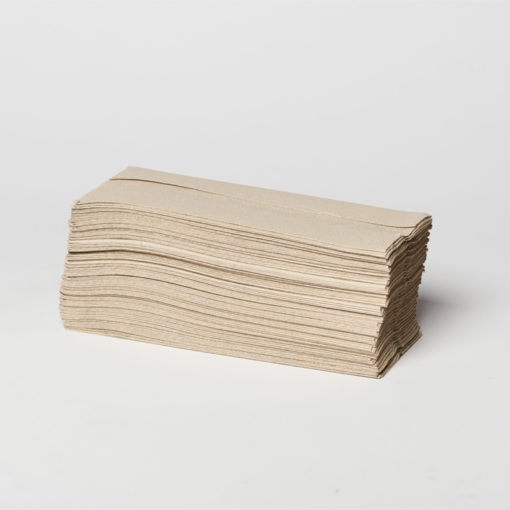 Papierhandtücher RC  1-lagig natur 25x31cm  C-Falzung , 4032 Stück